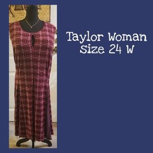 Taylor Woman abstract pattern dress